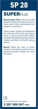 BOSCH 3 397 006 047 - Щітка склоочисника autozip.com.ua