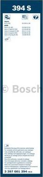 BOSCH 3 397 001 394 - Щітка склоочисника autozip.com.ua