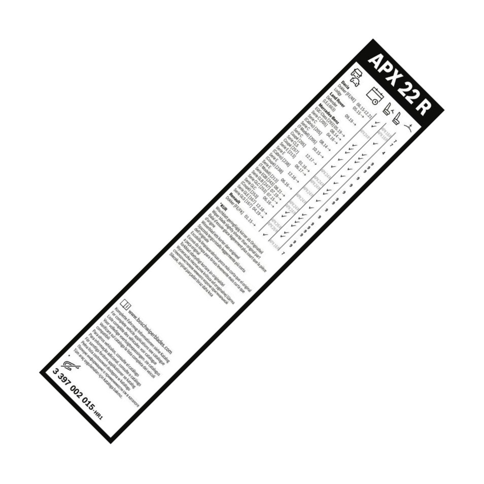 BOSCH 3 397 002 015 - Щітка склоочисника autozip.com.ua