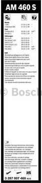 BOSCH 3 397 007 460 - Комплект щіток склоочисника Bosch 530-450мм autozip.com.ua