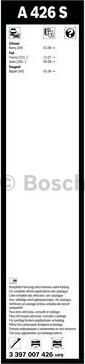 BOSCH 3 397 007 426 - Щітка склоочисника autozip.com.ua