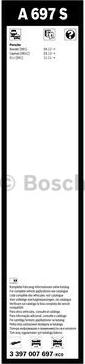 BOSCH 3 397 007 697 - Щітка склоочисника autozip.com.ua