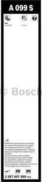 BOSCH 3 397 007 099 - Щетка стеклоочистит. 650-650 AEROTWIN A099S пр-во Bosch autozip.com.ua