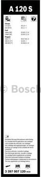 BOSCH 3 397 007 120 - Щетка стеклоочист. 750-650 AEROTWIN A120S пр-во Bosch autozip.com.ua