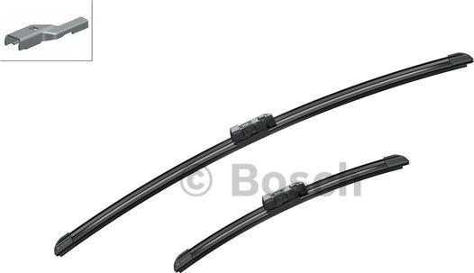 BOSCH 3 397 007 299 - Щітки склоочисника Flat 600-340mm Renault Zoe autozip.com.ua