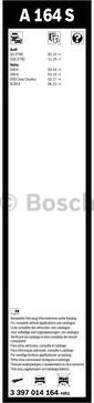 BOSCH 3 397 014 164 - Щетка стеклоочист. 625-500 AEROTWIN A164S пр-во Bosch autozip.com.ua