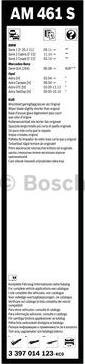 BOSCH 3 397 014 123 - Комплект щіток склоочисника Bosch 550-450мм autozip.com.ua