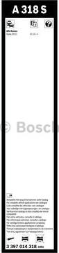 BOSCH 3 397 014 318 - Щітка склоочисника autozip.com.ua