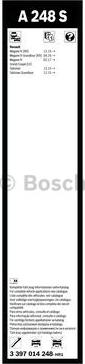 BOSCH 3 397 014 248 - Щітка склоочисника autozip.com.ua