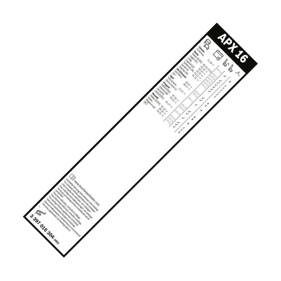 BOSCH 3 397 016 304 - Щітка склоочисника autozip.com.ua