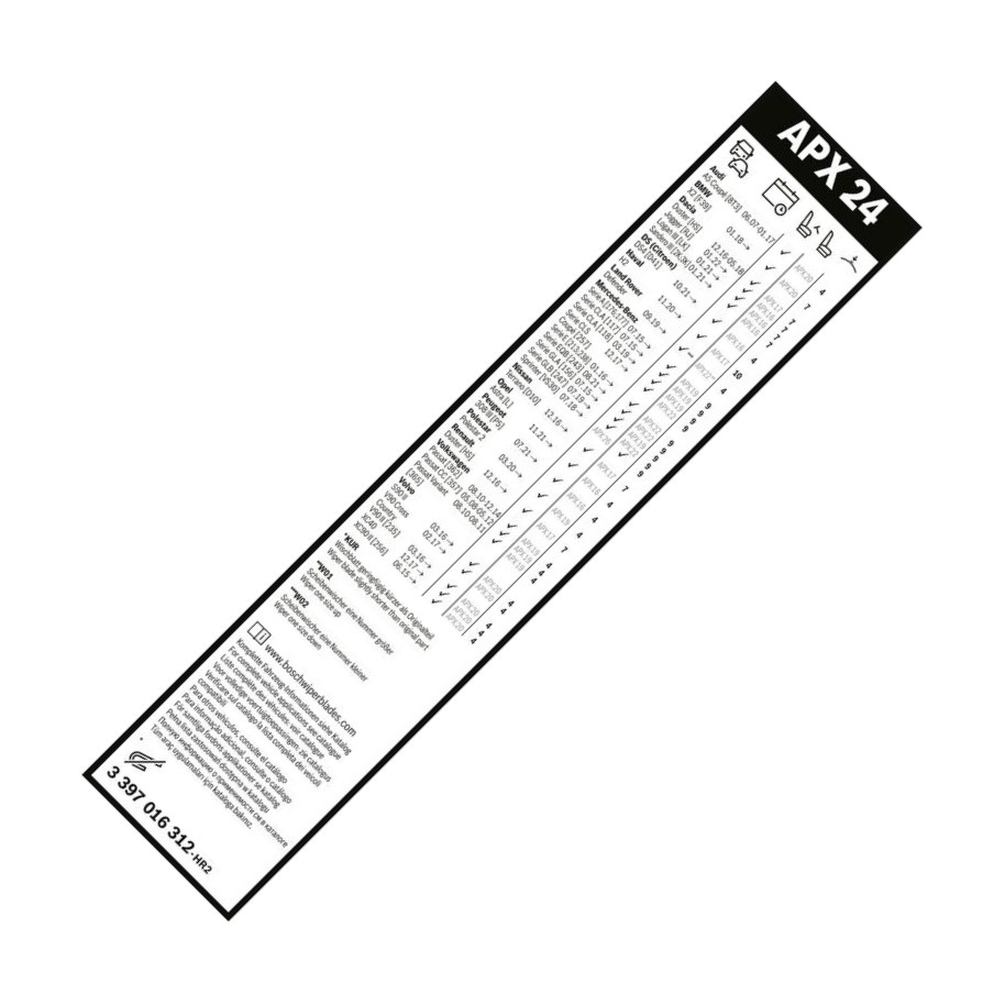 BOSCH 3 397 016 312 - Щітка склоочисника autozip.com.ua