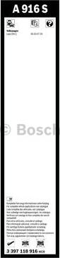 BOSCH 3 397 118 916 - Щітка склоочисника autozip.com.ua