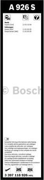 BOSCH 3 397 118 926 - Щітка склоочисника autozip.com.ua