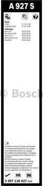 BOSCH 3 397 118 927 - Щітки склоочисника Flat 530-475mm autozip.com.ua