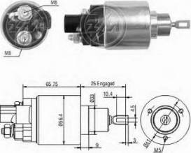 BOSCH 2339303202 - Тягове реле, стартер autozip.com.ua