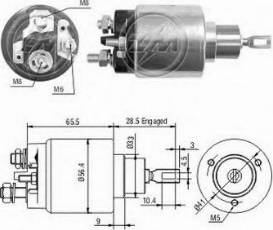 BOSCH 2339303706 - Тягове реле, стартер autozip.com.ua