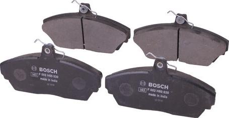 BOSCH F 002 H60 030 - Гальмівні колодки, дискові гальма autozip.com.ua