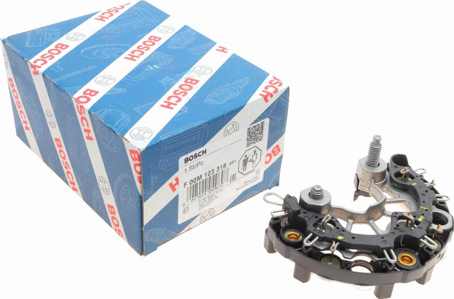 BOSCH F 00M 123 318 - Випрямляч, генератор autozip.com.ua
