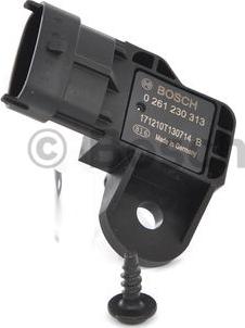 BOSCH F 01C 600 110 - Датчик, тиск наддуву autozip.com.ua