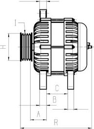 BOSCH F 032 111 629 - Генератор autozip.com.ua