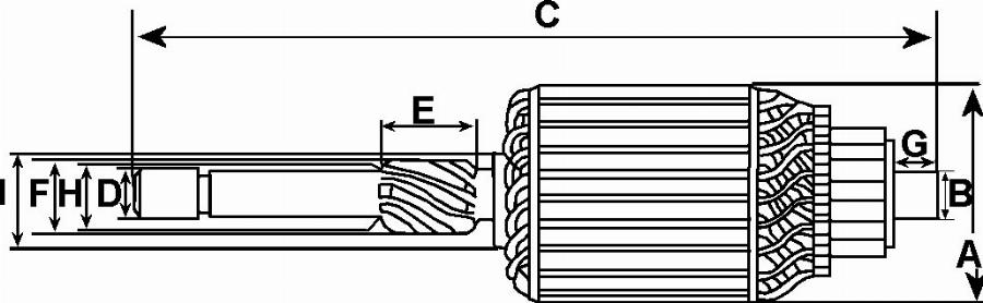 BOSCH F 032 131 354 - Якір, стартер autozip.com.ua