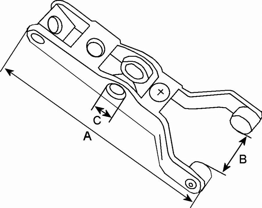 BOSCH F 032 135 468 - Важіль включення, стартер autozip.com.ua