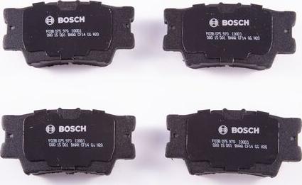 BOSCH F 03B 075 970 - Гальмівні колодки, дискові гальма autozip.com.ua