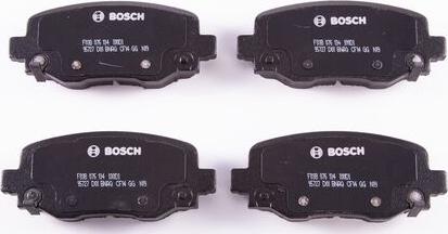 BOSCH F 03B 076 134 - Гальмівні колодки, дискові гальма autozip.com.ua