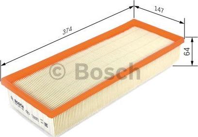 BOSCH F 026 400 449 - Повітряний фільтр autozip.com.ua