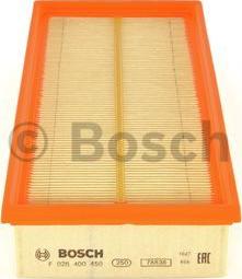 BOSCH F 026 400 450 - Повітряний фільтр autozip.com.ua