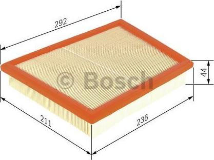 BOSCH F 026 400 460 - Повітряний фільтр autozip.com.ua