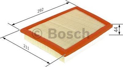 BOSCH F 026 400 461 - Повітряний фільтр autozip.com.ua