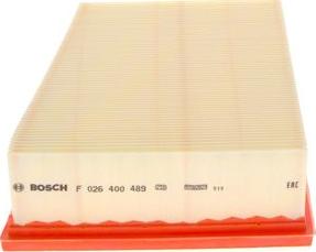 BOSCH F 026 400 489 - Повітряний фільтр autozip.com.ua