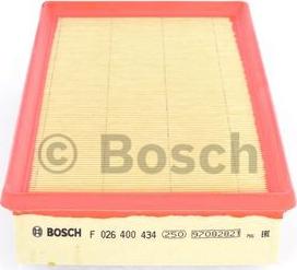 BOSCH F 026 400 434 - Повітряний фільтр autozip.com.ua