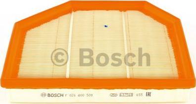 BOSCH F 026 400 509 - Повітряний фільтр autozip.com.ua