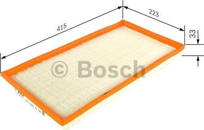 BOSCH F 026 400 505 - Повітряний фільтр autozip.com.ua