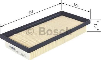 BOSCH F 026 400 507 - Повітряний фільтр autozip.com.ua