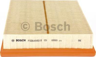 BOSCH F 026 400 519 - Повітряний фільтр autozip.com.ua