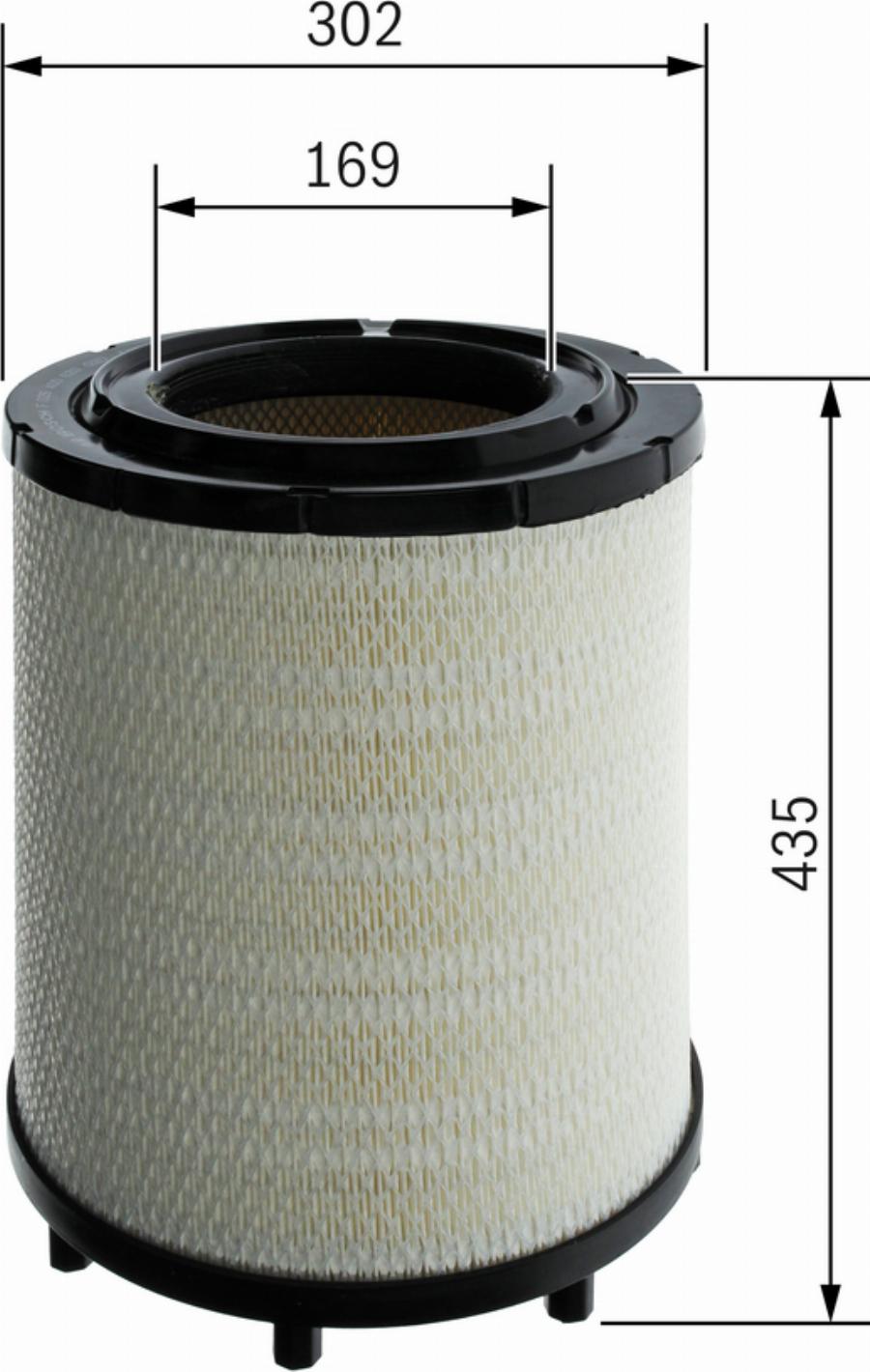BOSCH F 026 400 620 - Повітряний фільтр autozip.com.ua