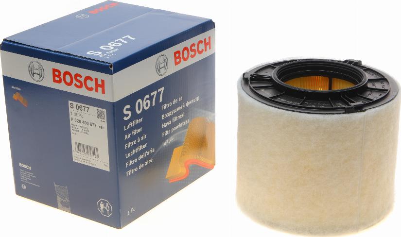 BOSCH F 026 400 677 - Повітряний фільтр autozip.com.ua