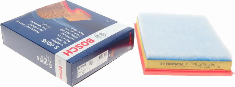 BOSCH F 026 400 096 - Повітряний фільтр autozip.com.ua