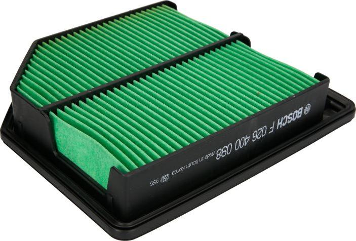 BOSCH F 026 400 098 - Повітряний фільтр autozip.com.ua