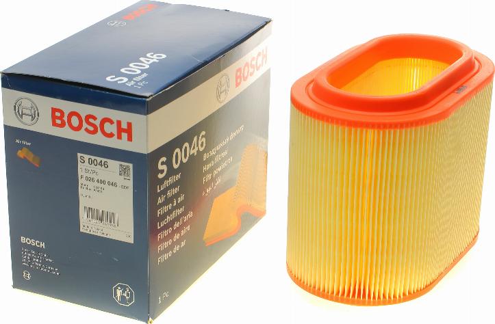 BOSCH F 026 400 046 - Повітряний фільтр autozip.com.ua