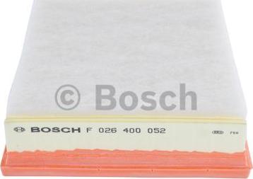 BOSCH F 026 400 052 - Повітряний фільтр autozip.com.ua