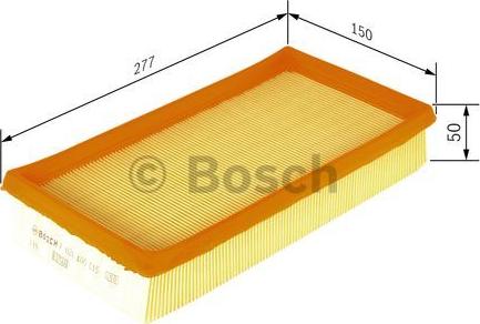 BOSCH F 026 400 015 - Повітряний фільтр autozip.com.ua