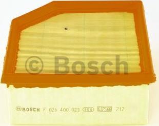 BOSCH F 026 400 023 - Повітряний фільтр autozip.com.ua