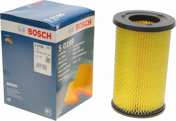 BOSCH F 026 400 199 - Повітряний фільтр autozip.com.ua