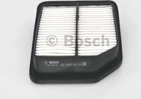 BOSCH F 026 400 125 - Повітряний фільтр autozip.com.ua