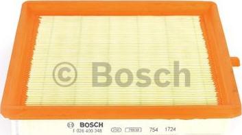 BOSCH F 026 400 348 - Повітряний фільтр autozip.com.ua