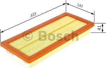 BOSCH F 026 400 382 - Повітряний фільтр autozip.com.ua